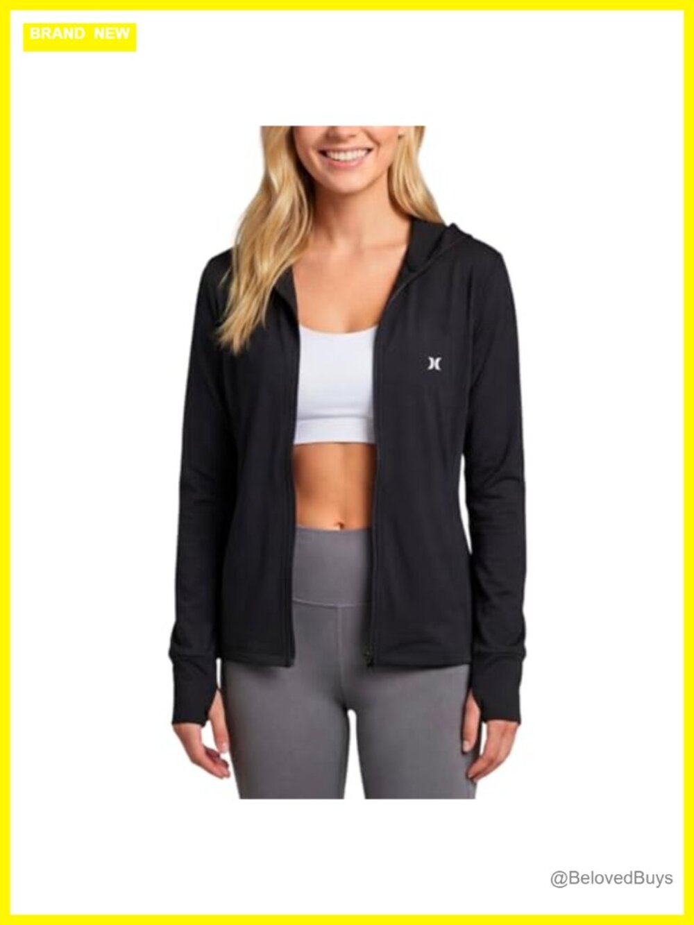 Long Sleeve Sun Hoodie Jacket SPF 50+ Protection Quick Dry